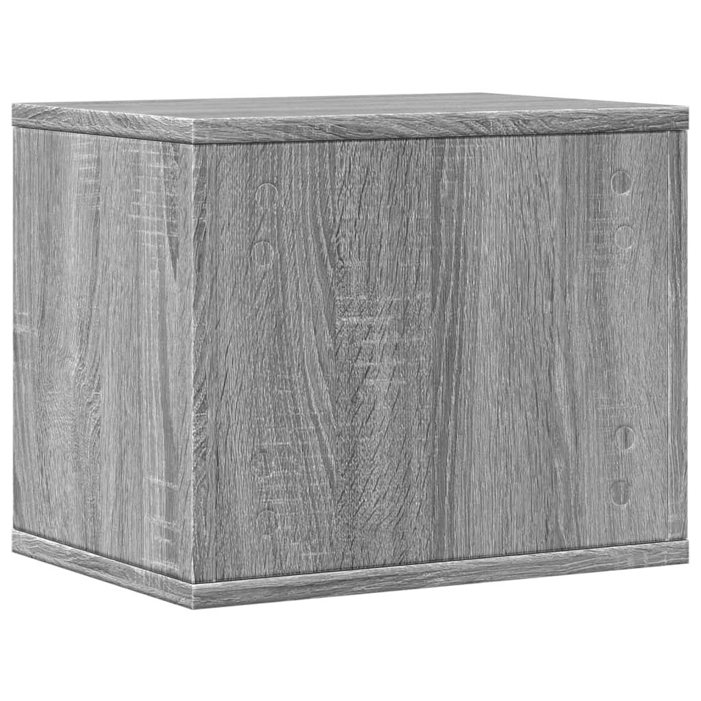 Desk Organiser Grey Sonoma 36x26x29,5 cm Engineered wood