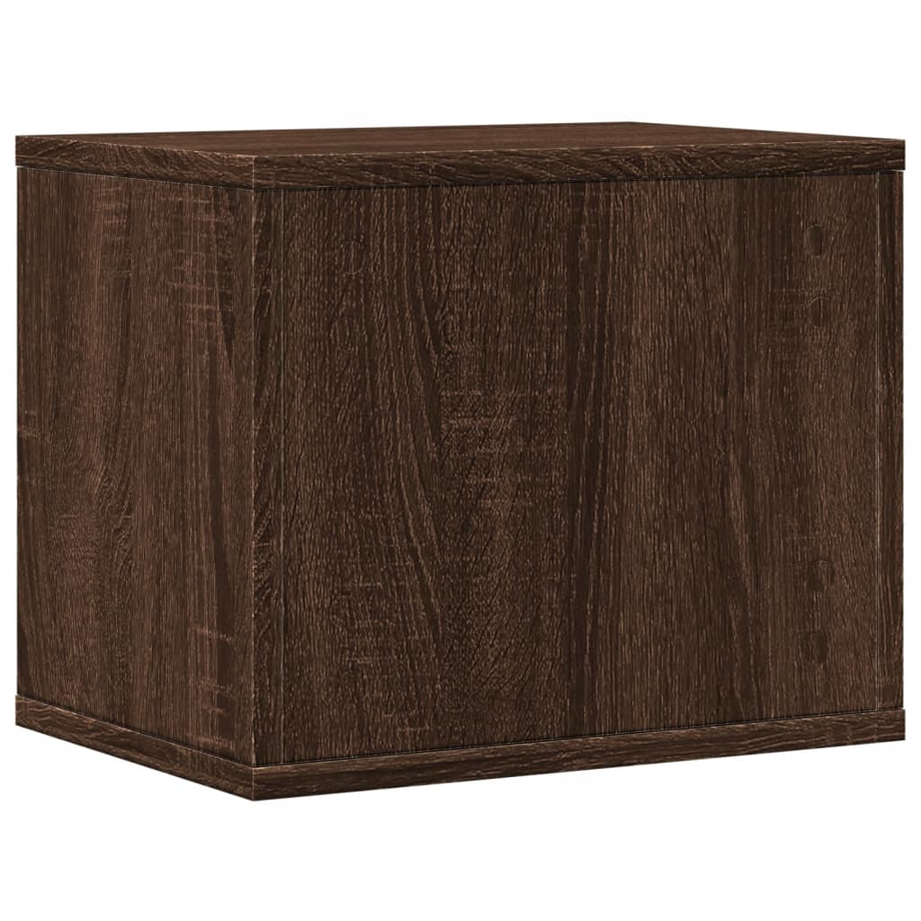 Desk Organiser Brown Oak 36x26x29,5 cm Engineered wood