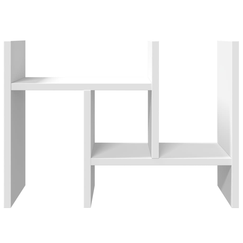 Desk Organiser White 34,5x15,5x35,5 cm Engineered wood