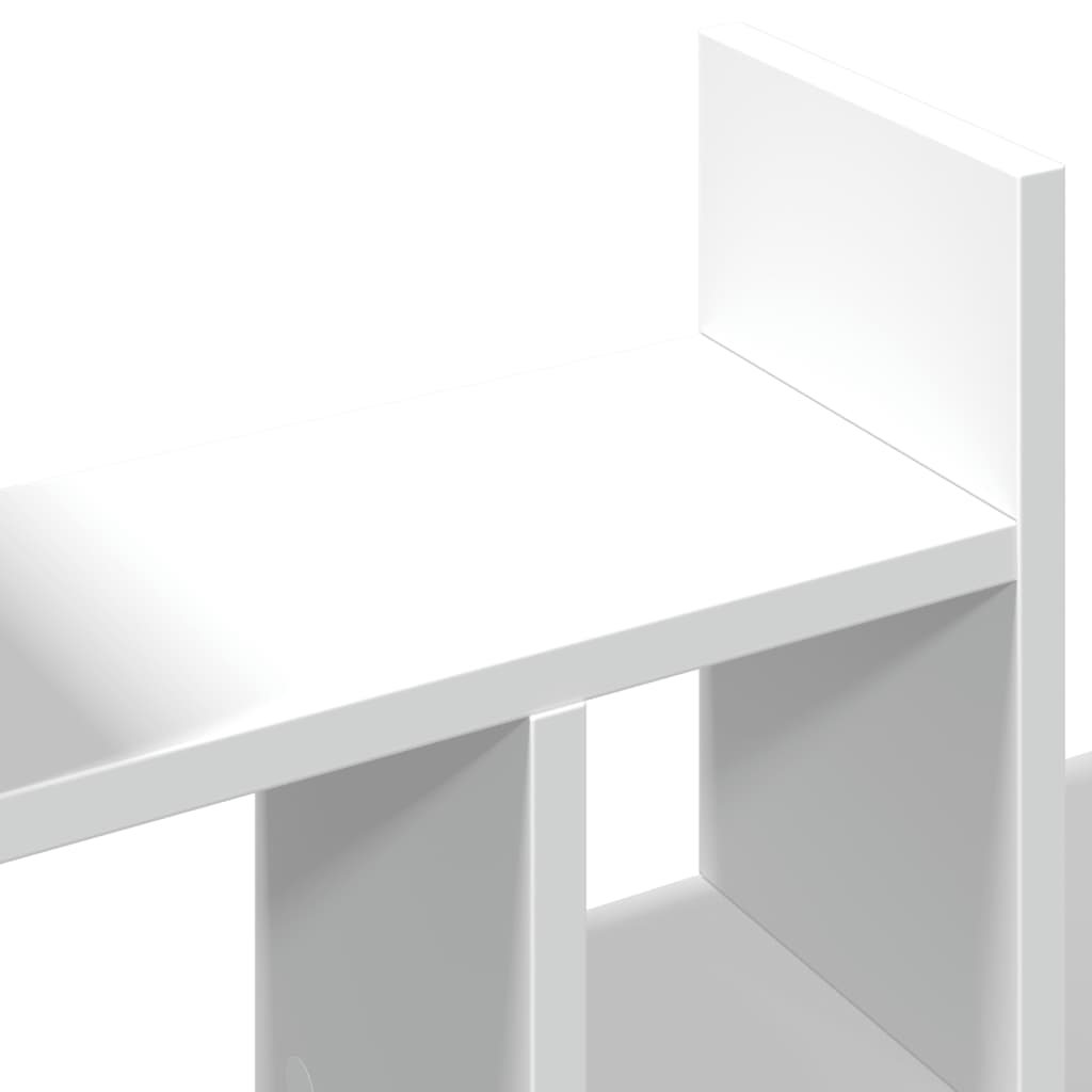 Desk Organiser White 34,5x15,5x35,5 cm Engineered wood