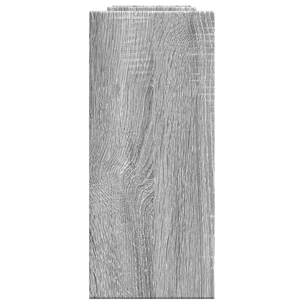 Desk Organiser Grey Sonoma 34.5 x 15.5 x 35.5 cm