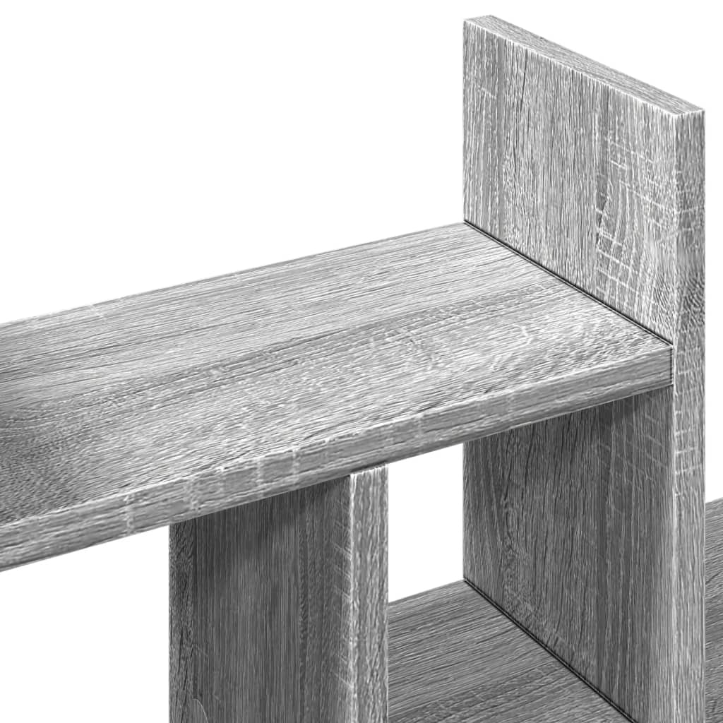 Desk Organiser Grey Sonoma 34.5 x 15.5 x 35.5 cm