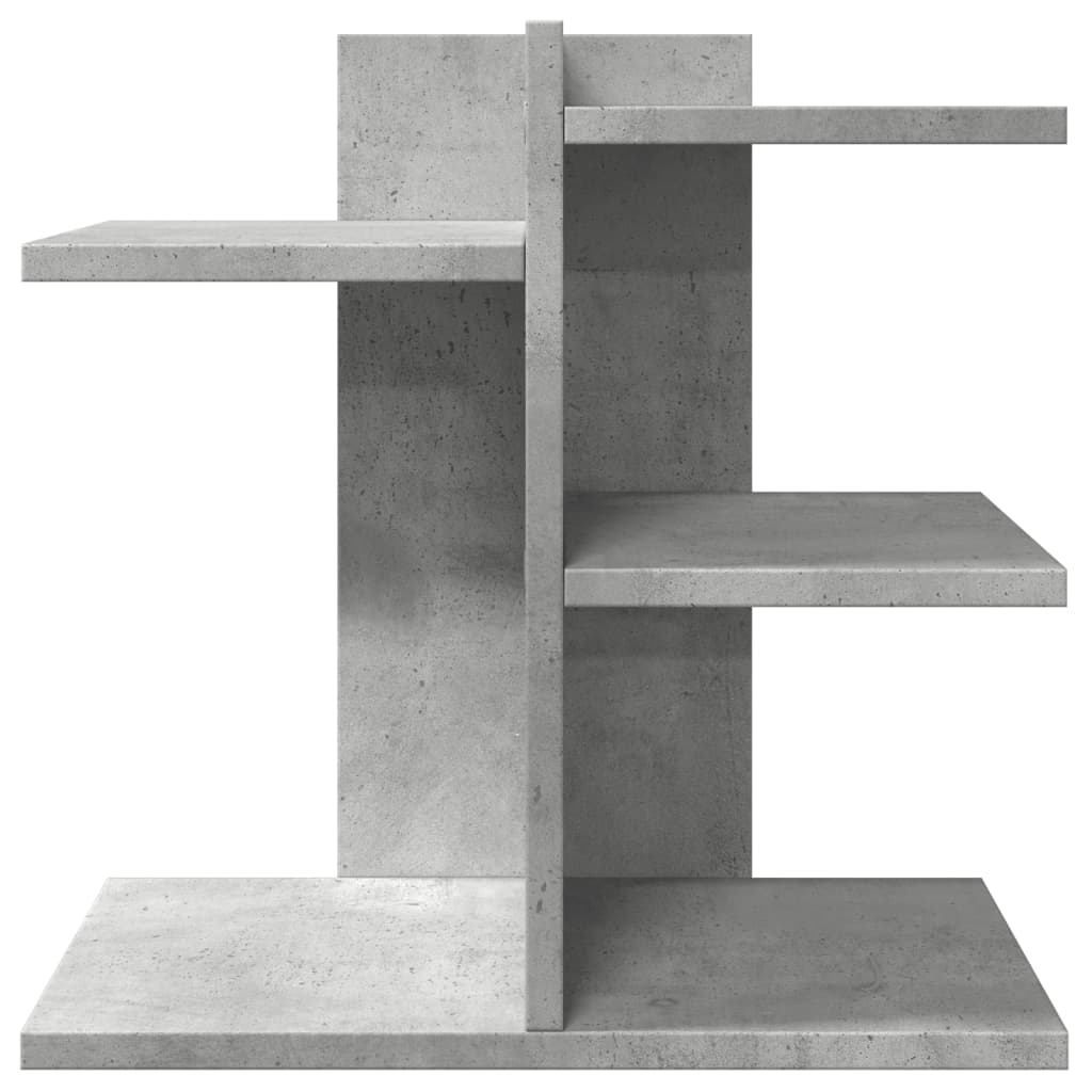 Desk Organiser Concrete Grey 42x21.5x42 cm Engineered wood
