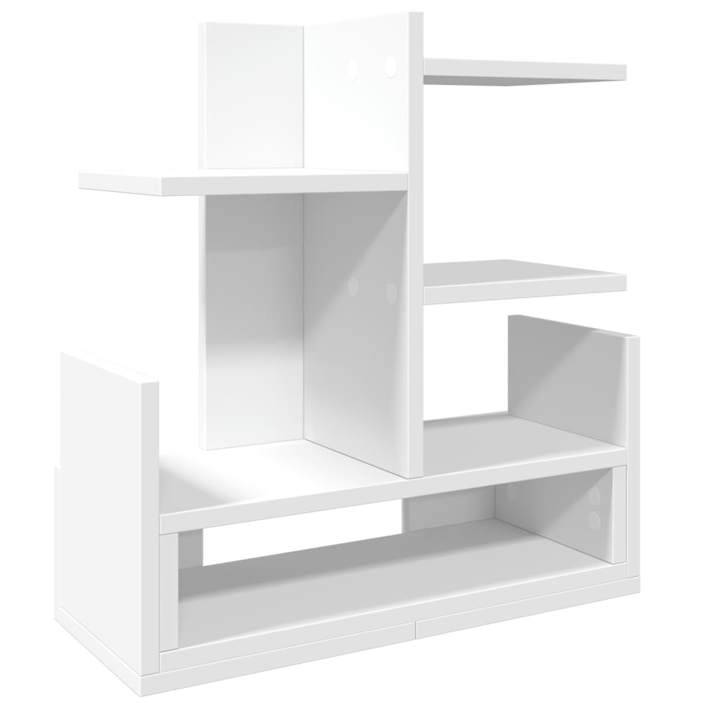Desk Organiser White 49x20x52,5 cm Engineered wood