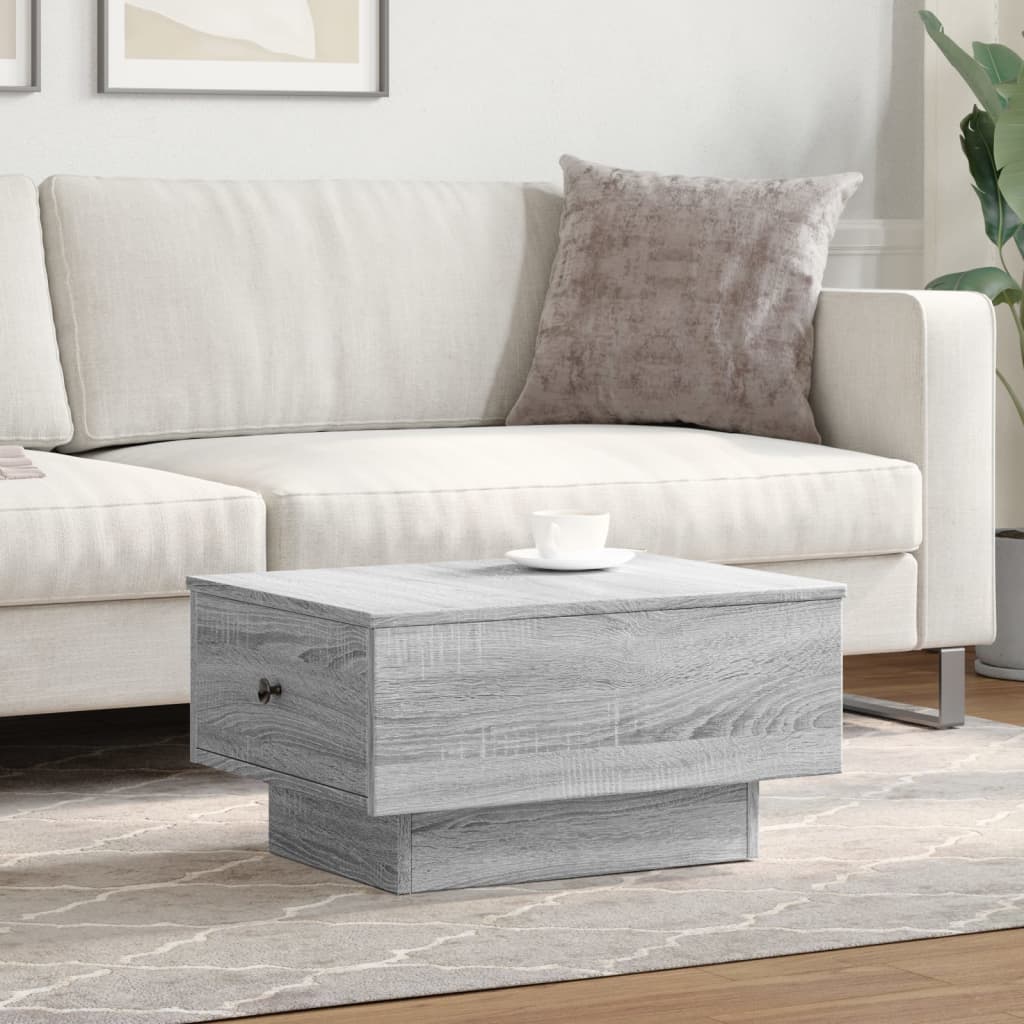 Coffee Table Grey Sonoma 60x45x31 cm Engineered Wood