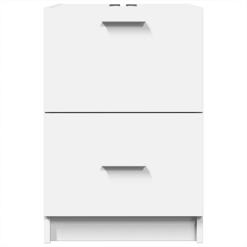 Sink Cabinet White 40x37x59 cm Engineered Wood