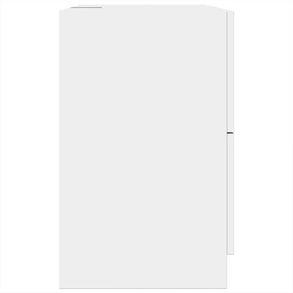 Sink Cabinet White 59x37x59 cm Engineered Wood