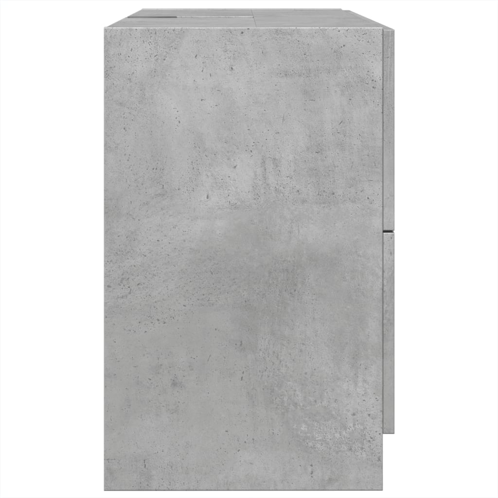 vidaXL Sink Cabinet Concrete Grey 78x37x59 cm Engineered Wood