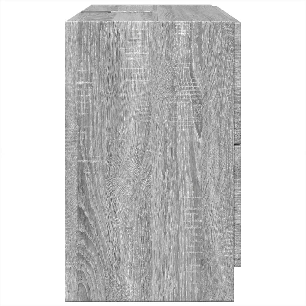 vidaXL Sink Cabinet Grey Sonoma 78x37x59 cm Engineered Wood