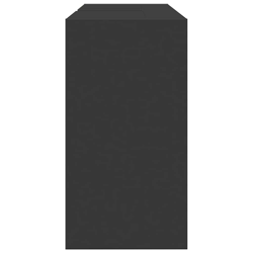 Sink Cabinet Black 90x29x55 cm Engineered Wood