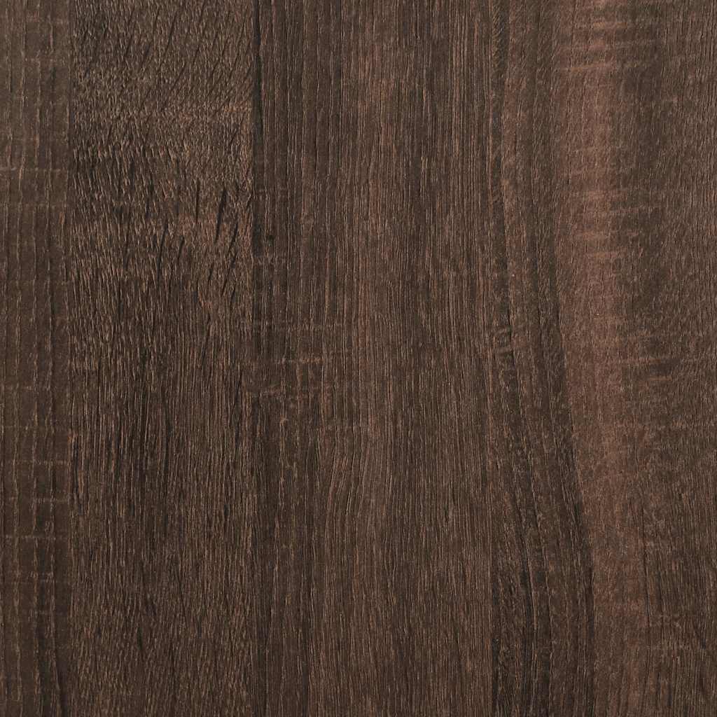 Sink Cabinet Brown Oak 90x29x55 cm Engineered Wood