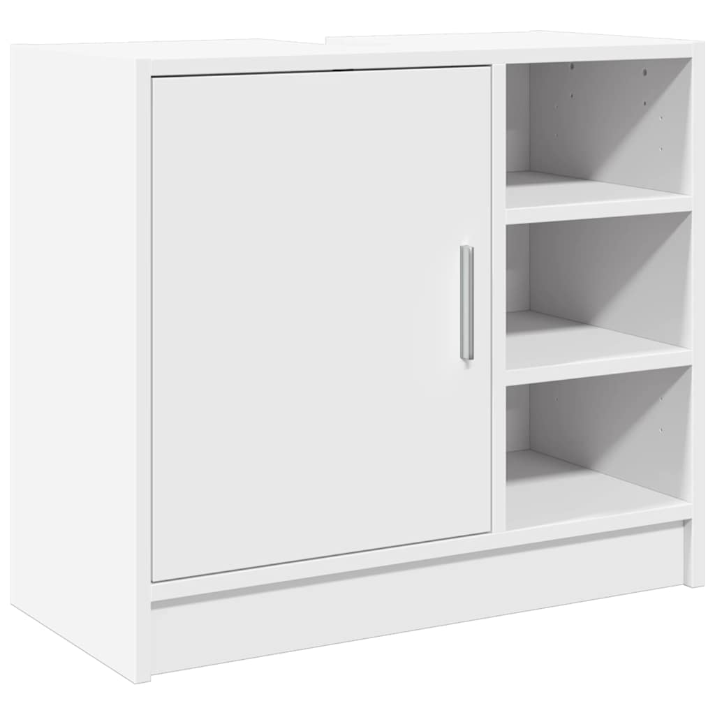Sink Cabinet White 63x29x55 cm Engineered Wood