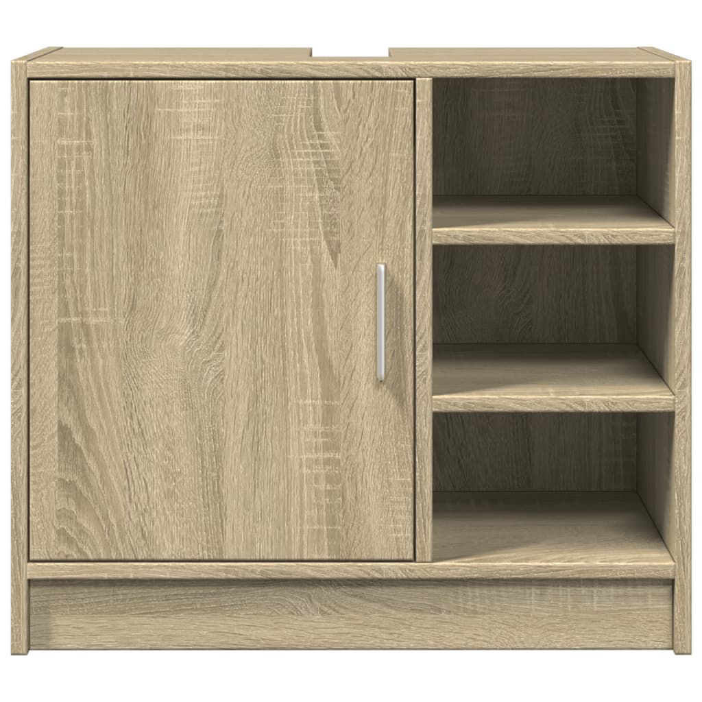 vidaXL Sink Cabinet Sonoma Oak 63x29x55 cm Engineered Wood