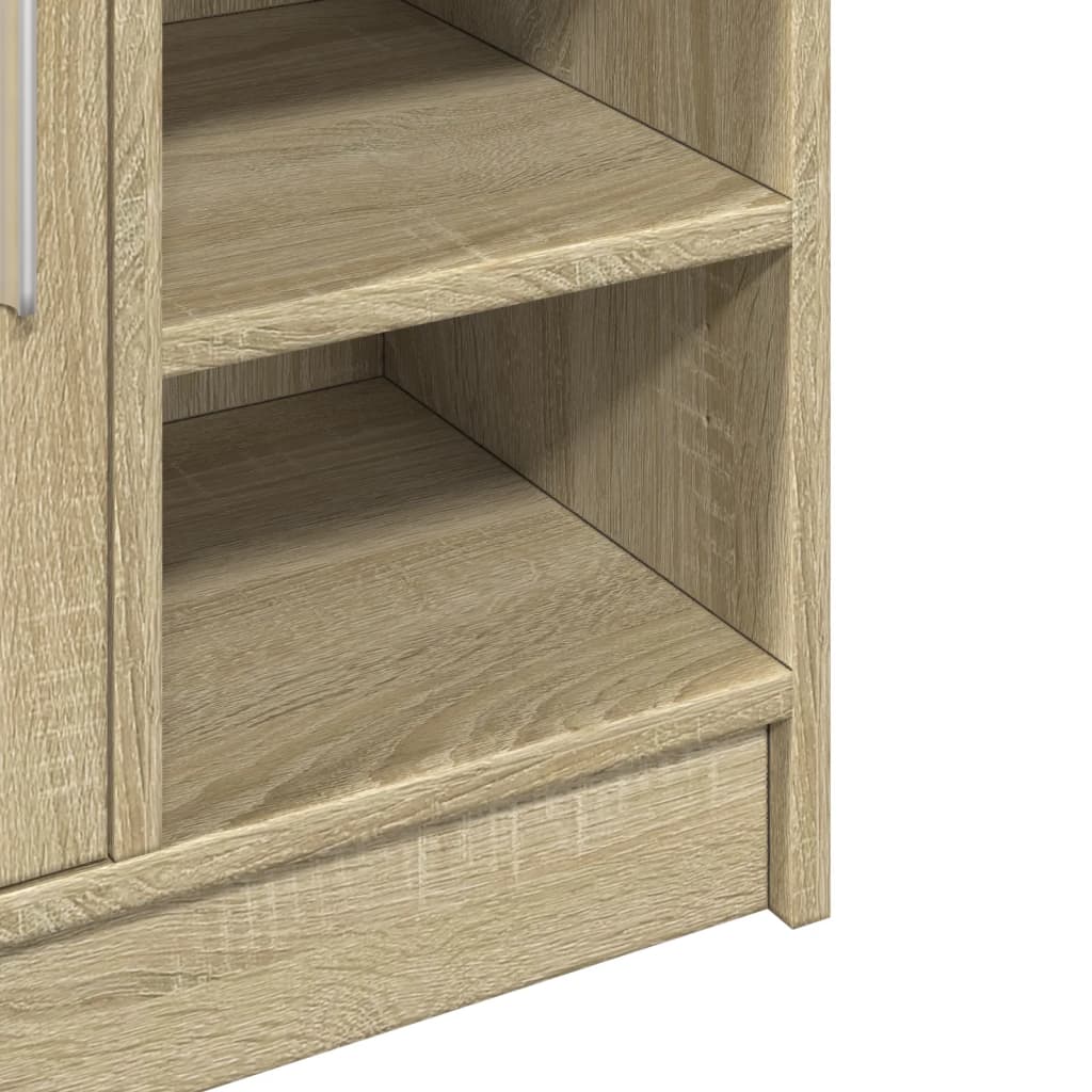 vidaXL Sink Cabinet Sonoma Oak 63x29x55 cm Engineered Wood