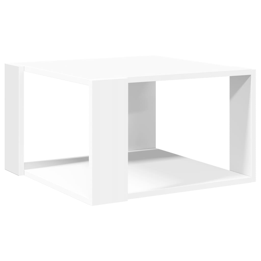 Coffee Table White 51,5x51,5x30 cm Engineered Wood