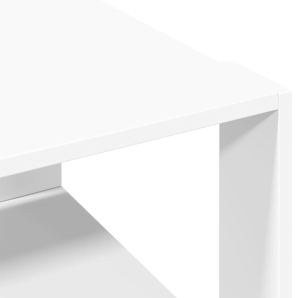 Coffee Table White 51,5x51,5x30 cm Engineered Wood