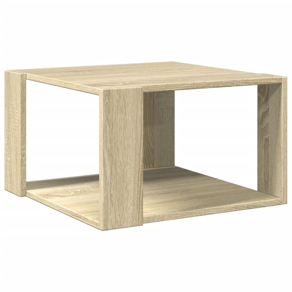 Coffee Table Sonoma Oak 51,5x51,5x30 cm Engineered Wood