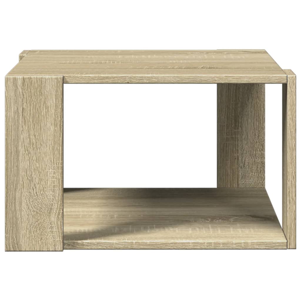 Coffee Table Sonoma Oak 51,5x51,5x30 cm Engineered Wood