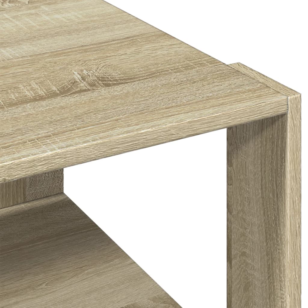 Coffee Table Sonoma Oak 51,5x51,5x30 cm Engineered Wood