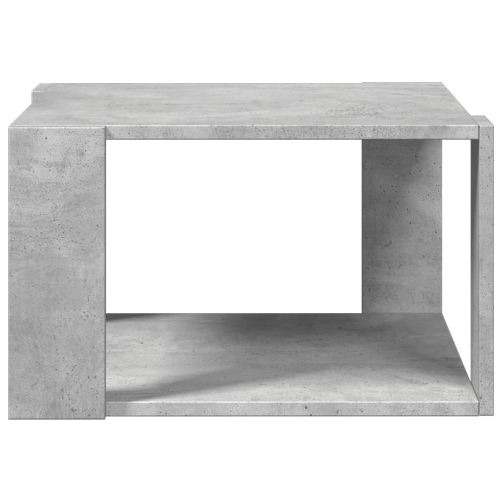 Coffee Table Concrete Grey 51,5x51,5x30 cm Engineered Wood