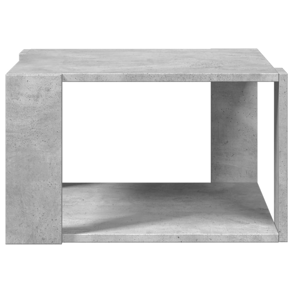Coffee Table Concrete Grey 51,5x51,5x30 cm Engineered Wood