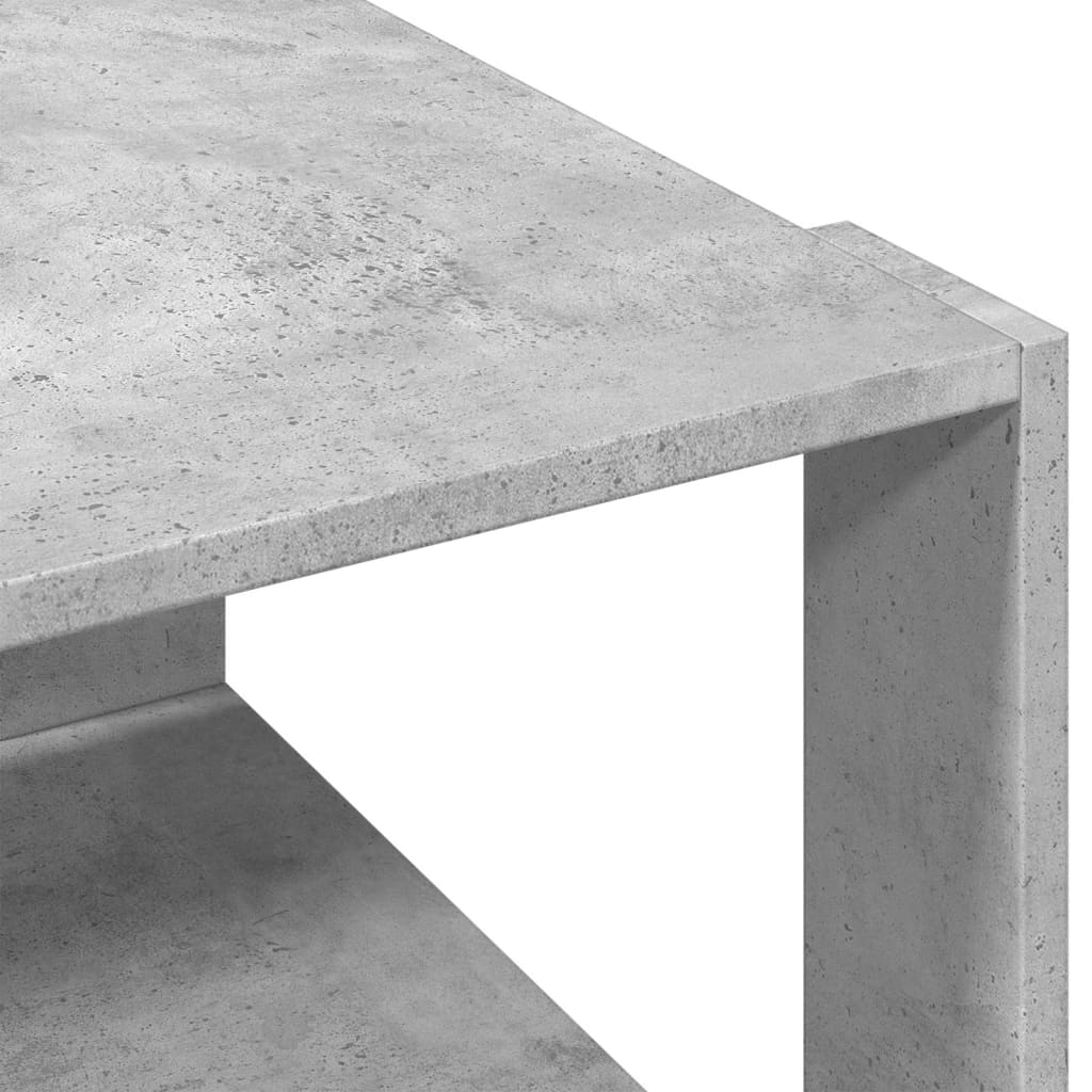 Coffee Table Concrete Grey 51,5x51,5x30 cm Engineered Wood