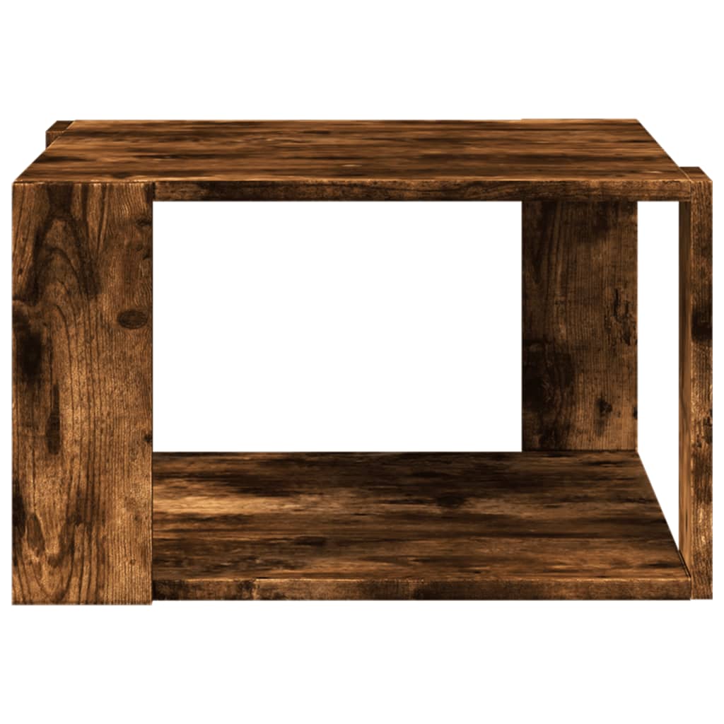 Coffee Table Smoked Oak 51,5x51,5x30 cm Engineered Wood