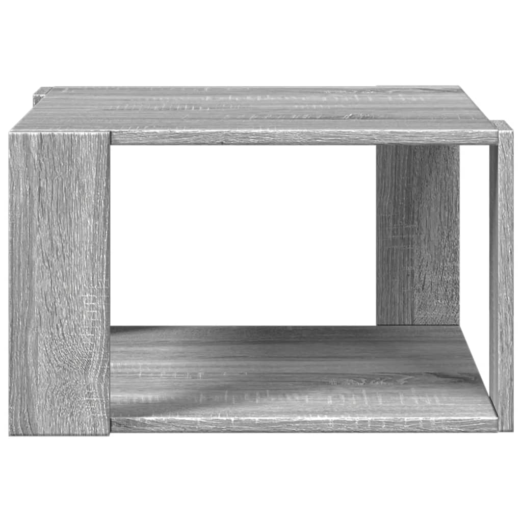 Coffee Table Grey Sonoma 51,5x51,5x30 cm Engineered Wood