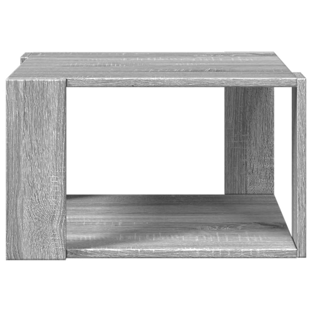 Coffee Table Grey Sonoma 51,5x51,5x30 cm Engineered Wood