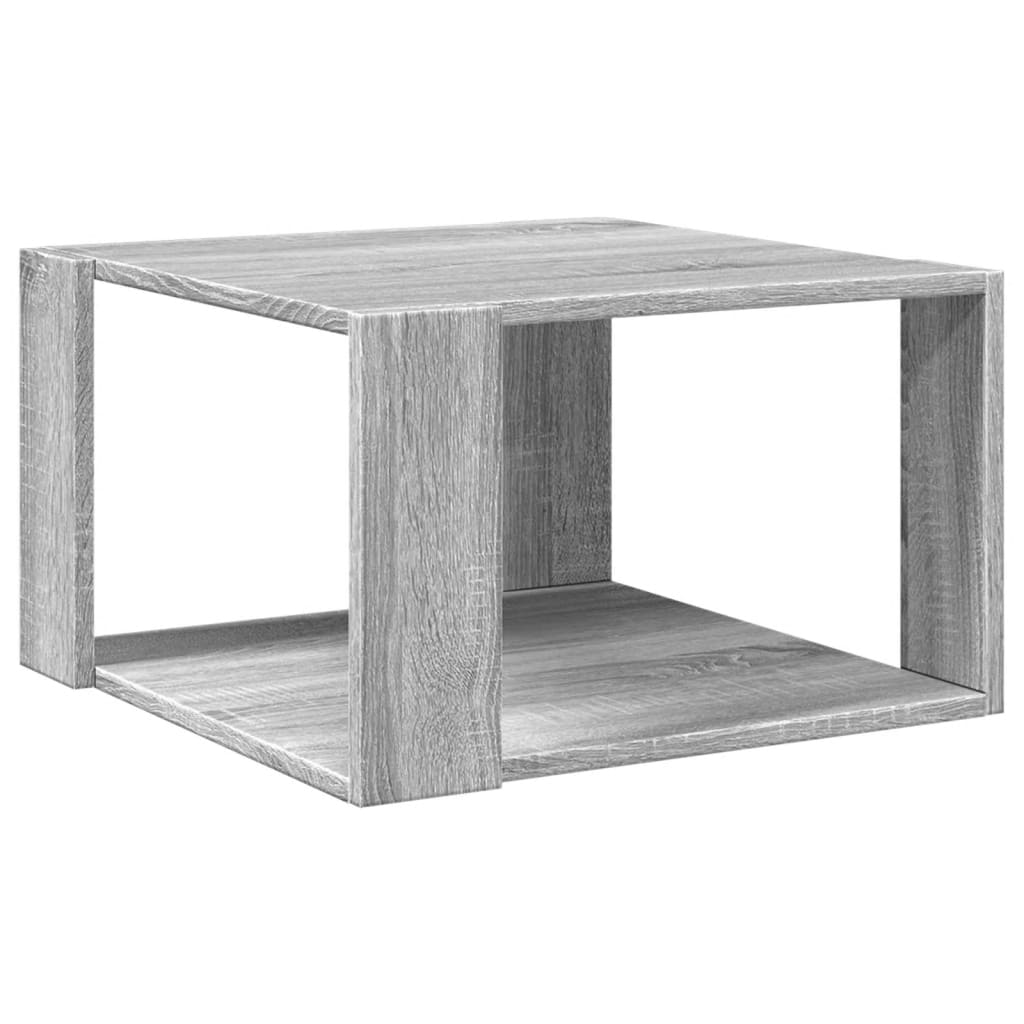 Coffee Table Grey Sonoma 51,5x51,5x30 cm Engineered Wood