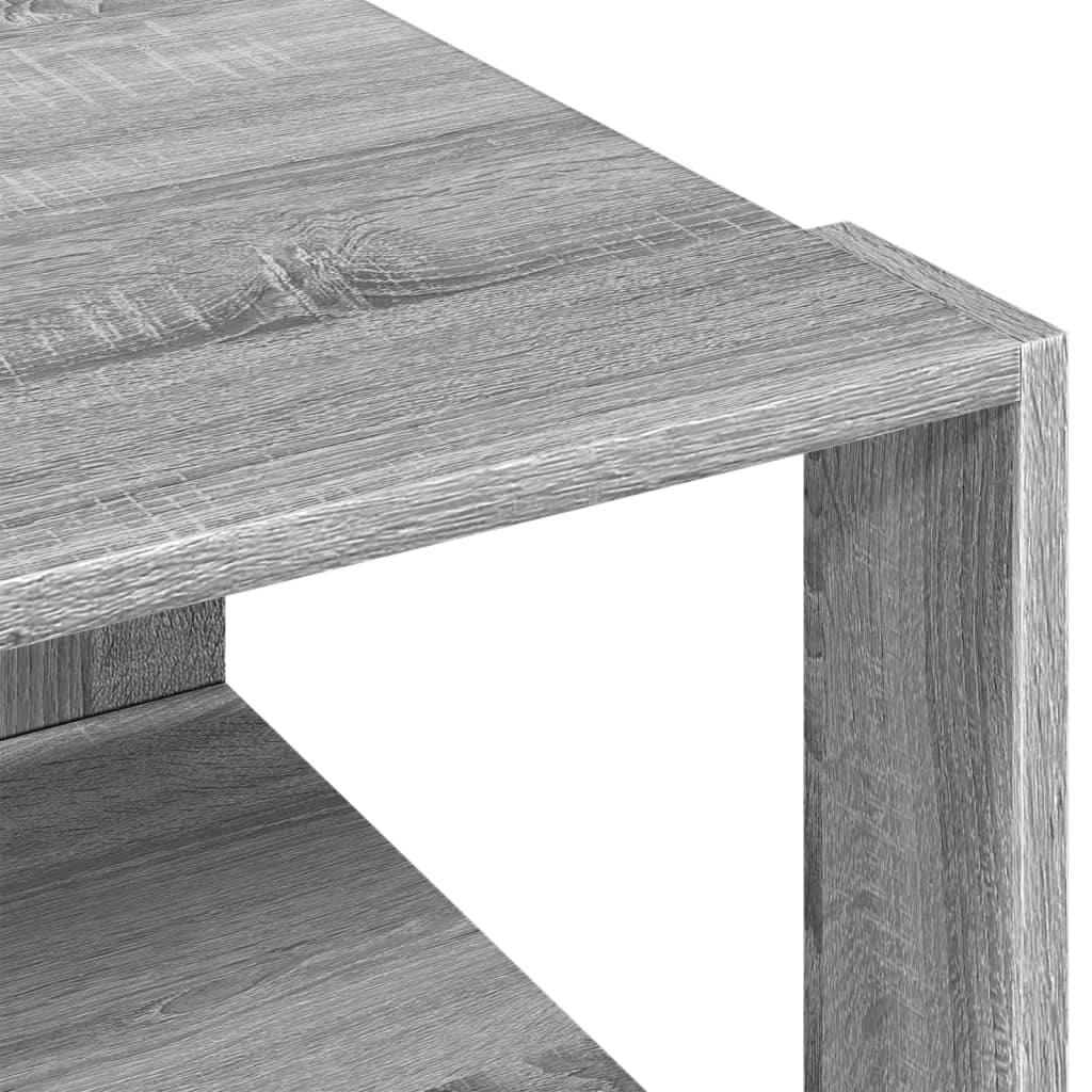 Coffee Table Grey Sonoma 51,5x51,5x30 cm Engineered Wood