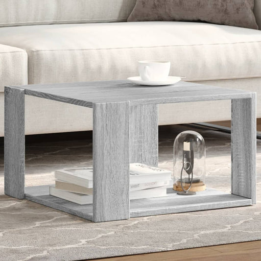 Coffee Table Grey Sonoma 51,5x51,5x30 cm Engineered Wood