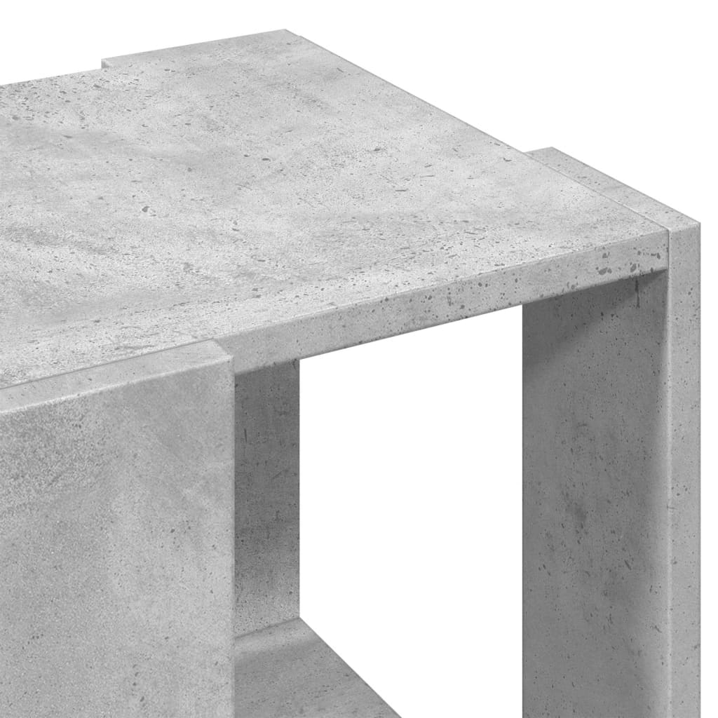 Coffee Table Concrete Grey 32x32x30 cm Engineered Wood