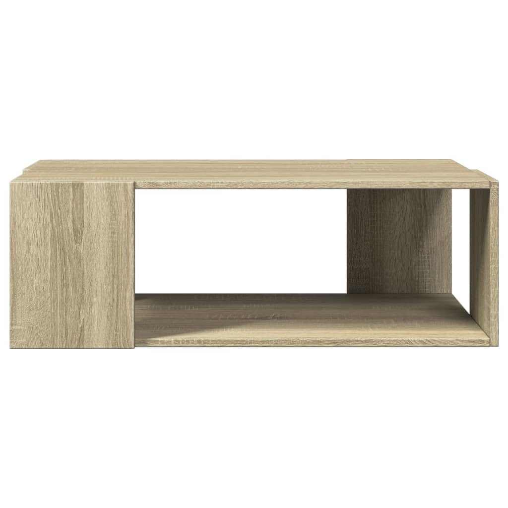 vidaXL Coffee Table Sonoma Oak 89.5x48x30 cm Engineered Wood