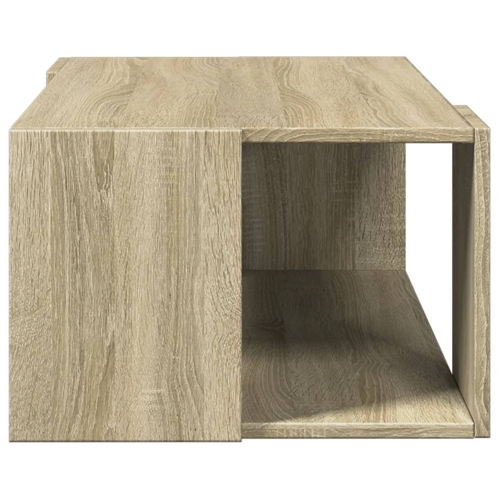 vidaXL Coffee Table Sonoma Oak 89.5x48x30 cm Engineered Wood