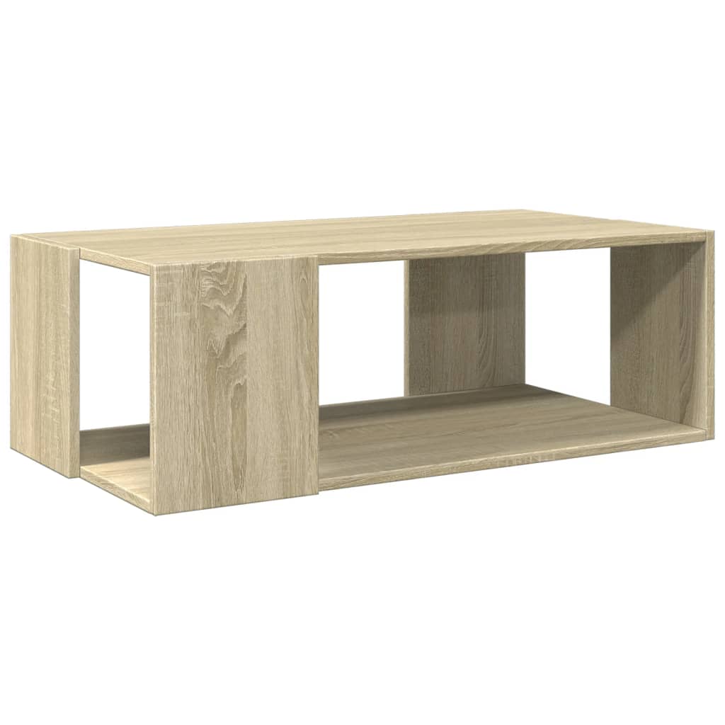 Coffee Table Sonoma Oak 89,5x48x30 cm Engineered Wood