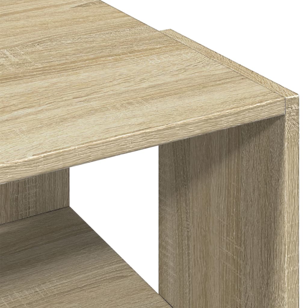vidaXL Coffee Table Sonoma Oak 89.5x48x30 cm Engineered Wood