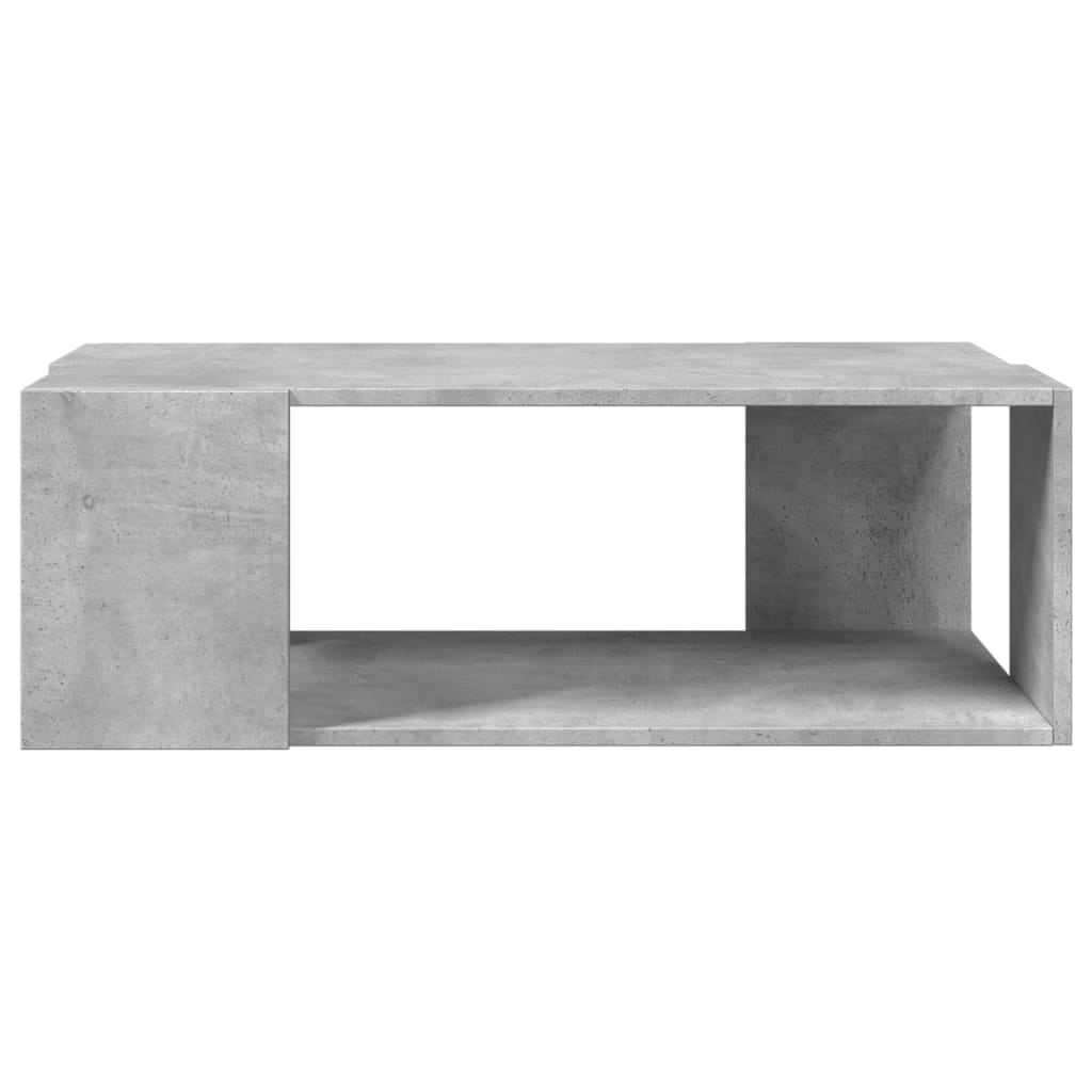 Coffee Table Concrete Grey 89,5x48x30 cm Engineered Wood