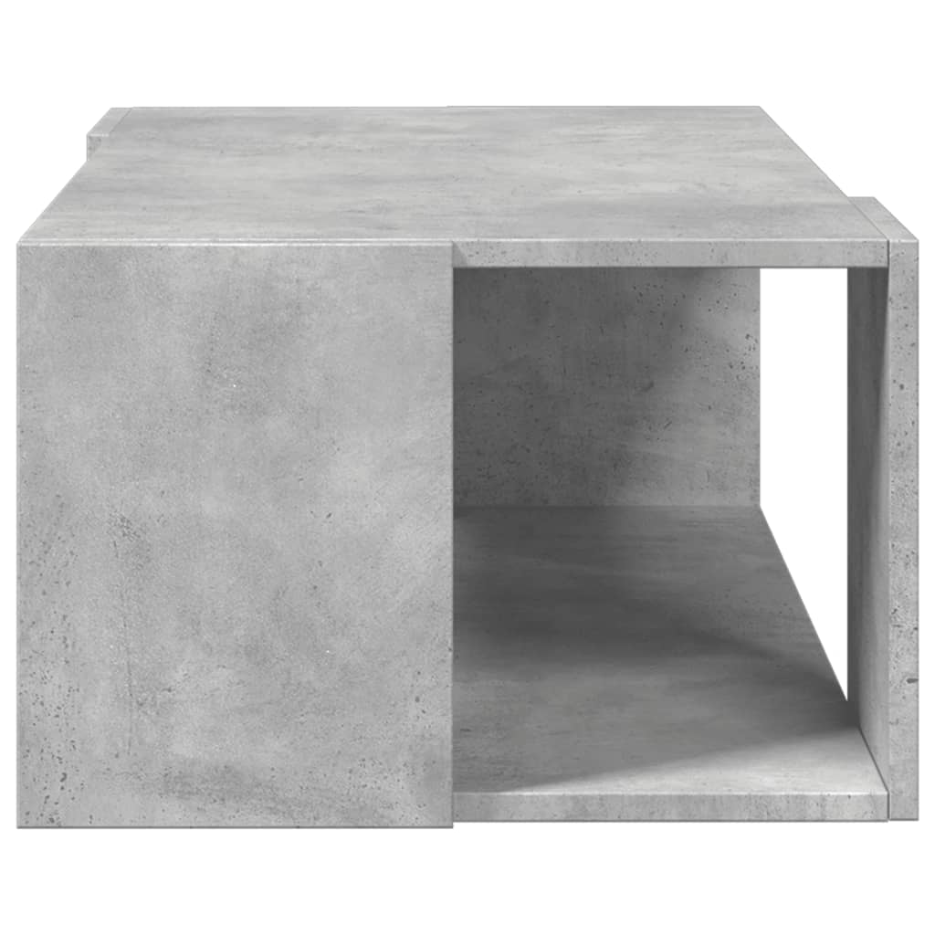 Coffee Table Concrete Grey 89,5x48x30 cm Engineered Wood