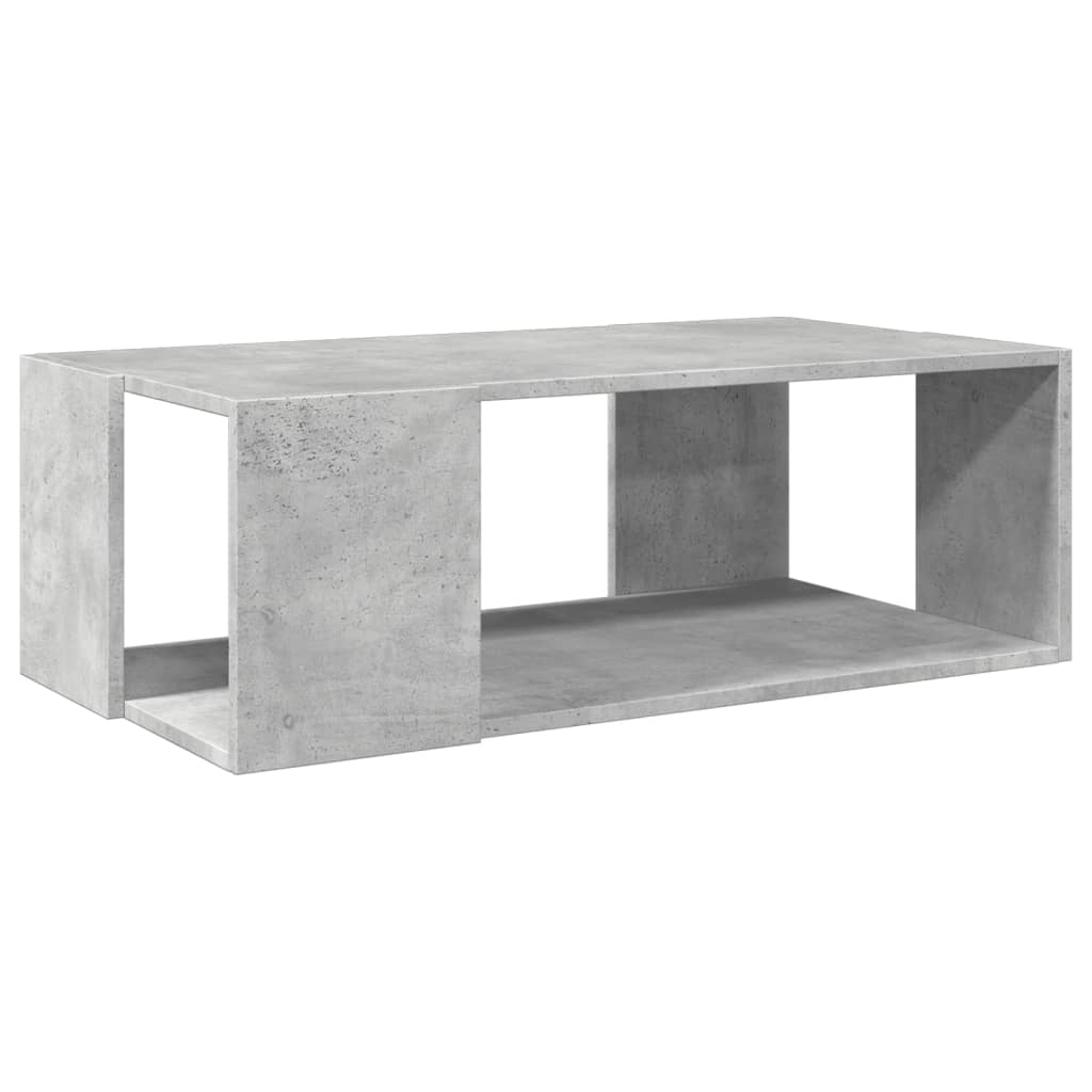 Coffee Table Concrete Grey 89,5x48x30 cm Engineered Wood