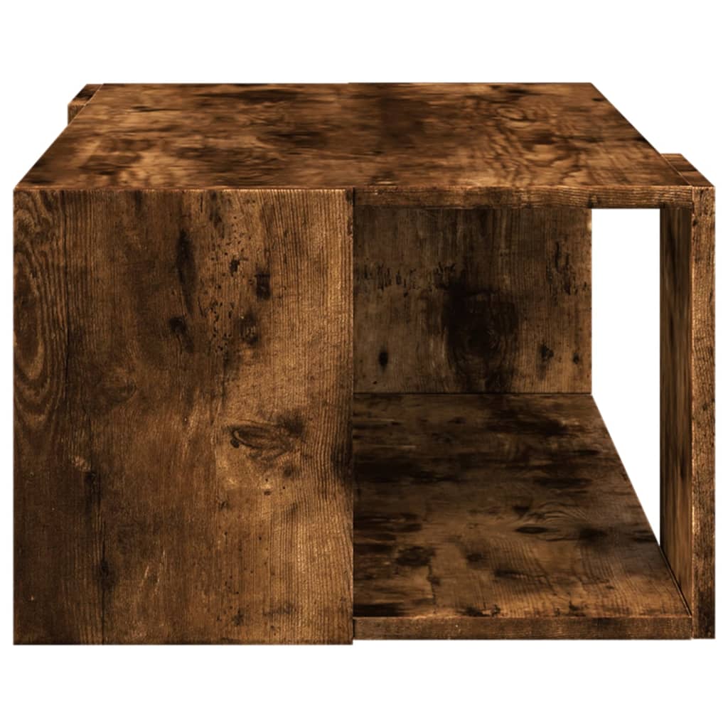 Coffee Table Smoked Oak 89,5x48x30 cm Engineered Wood