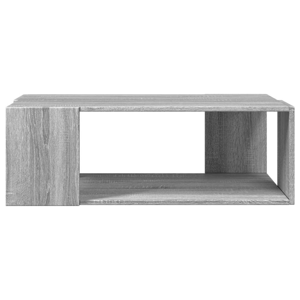 Coffee Table Grey Sonoma 89,5x48x30 cm Engineered Wood