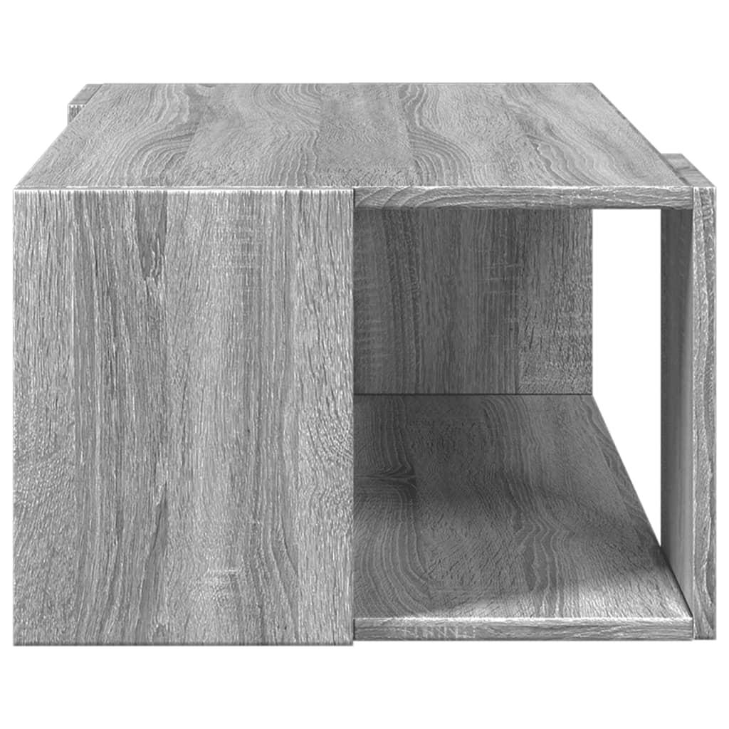 Coffee Table Grey Sonoma 89,5x48x30 cm Engineered Wood