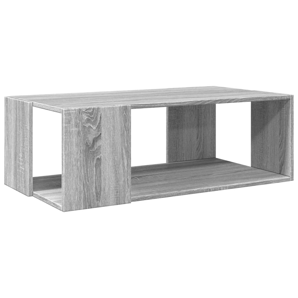 Coffee Table Grey Sonoma 89,5x48x30 cm Engineered Wood