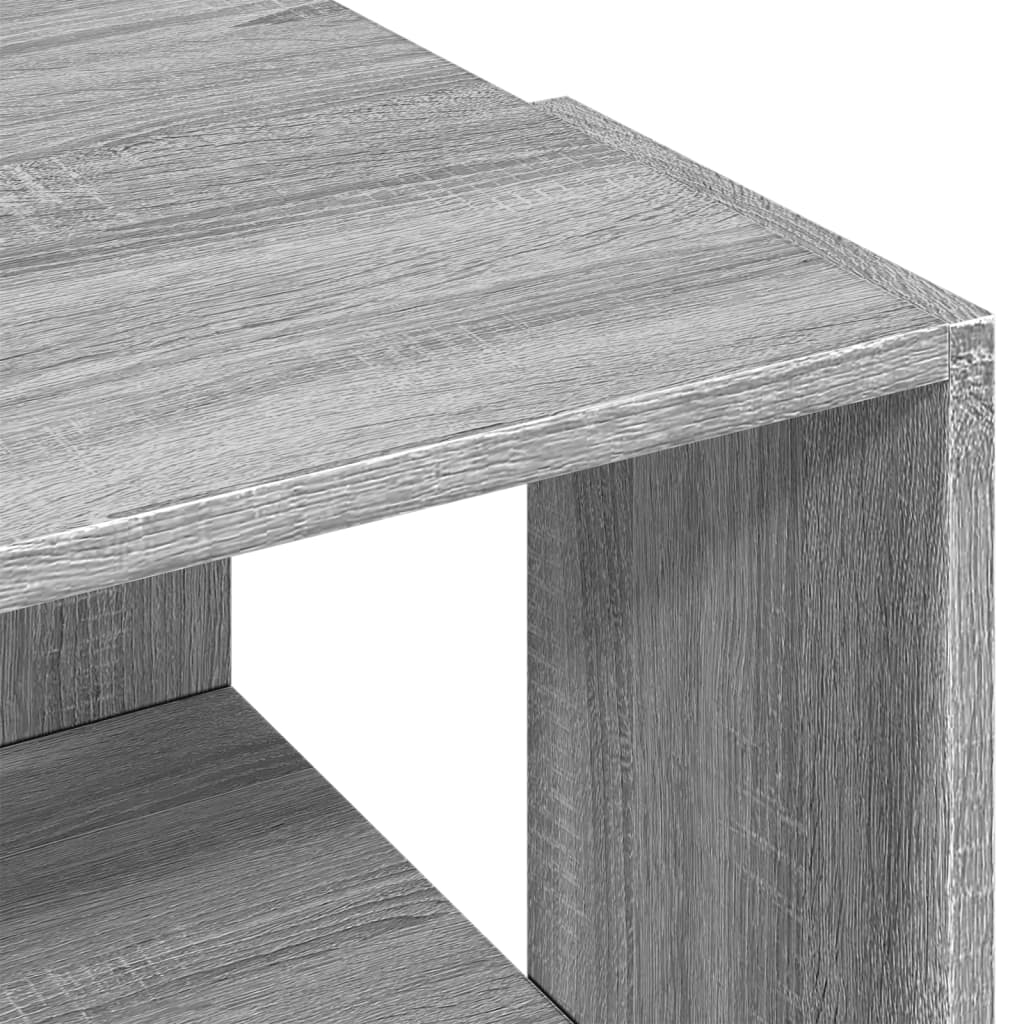 Coffee Table Grey Sonoma 89,5x48x30 cm Engineered Wood