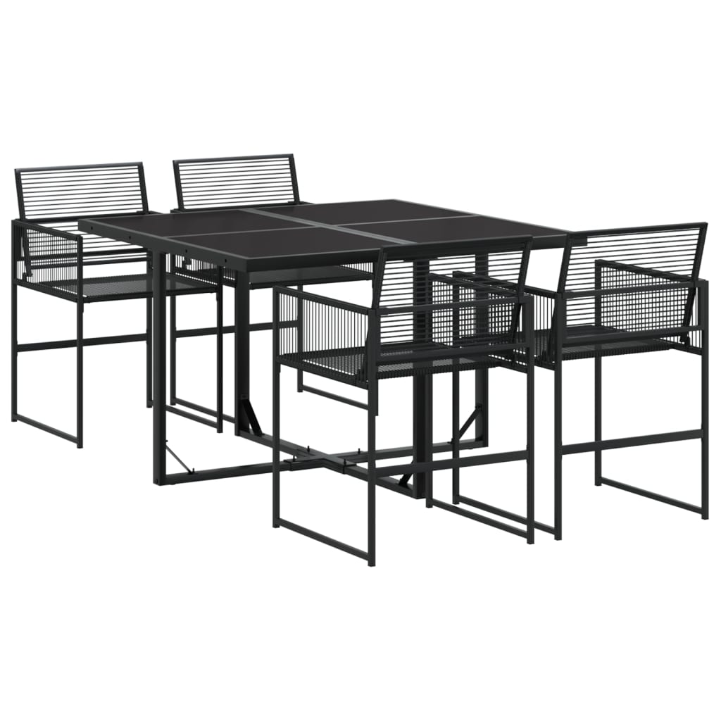 Garden Dining Set | Black