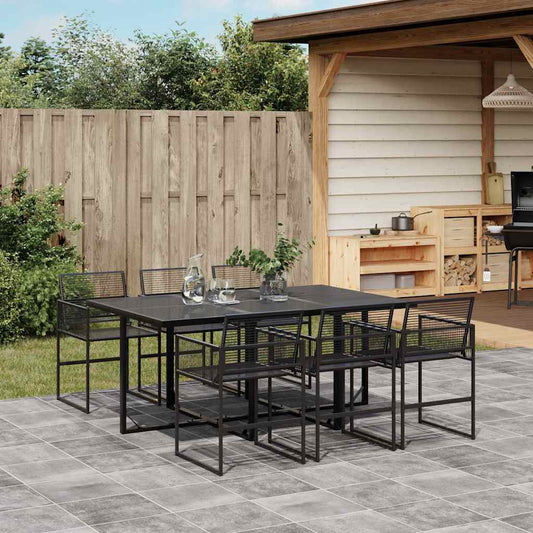 Garden Dining Set | Black
