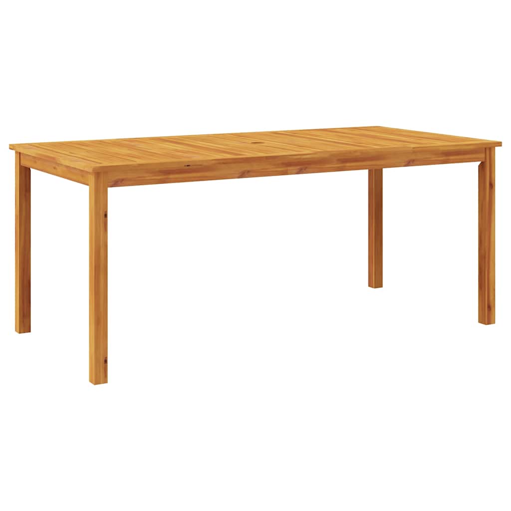 9 Piece Garden Dining Set 180x90x75 cm Solid Wood Acacia