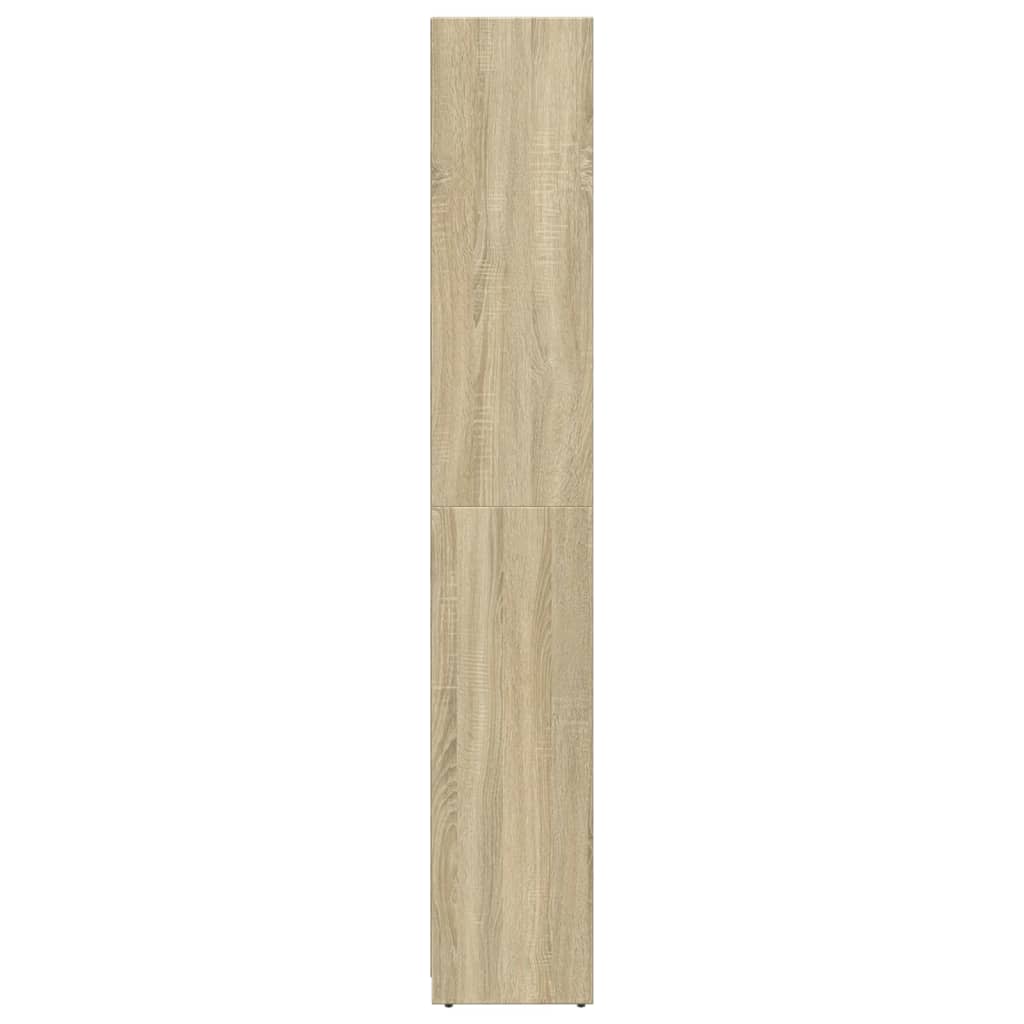 Bathroom Cabinet Sonoma Oak 30x30x183,5 cm Engineered Wood
