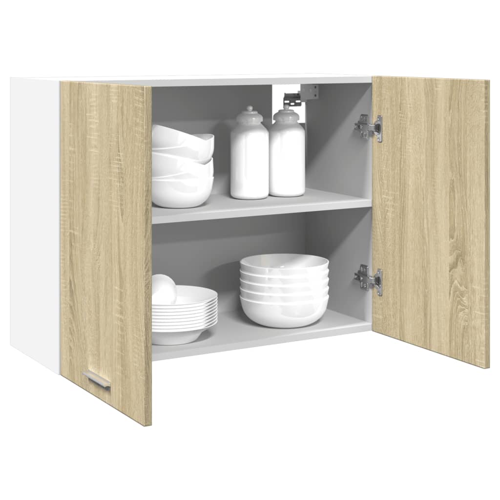 Hanging Cabinet "Lyon" Sonoma Oak 80x31x60 cm Engineered Wood